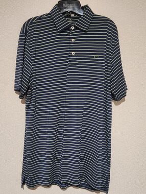 Southern Tide Mens Striped Polo Large Golf